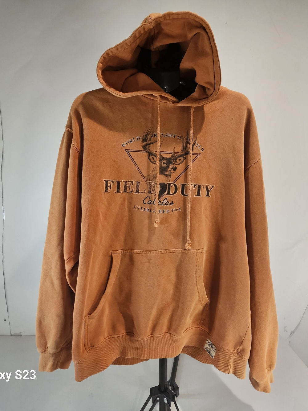 Orange Men's Graphic Hoodie